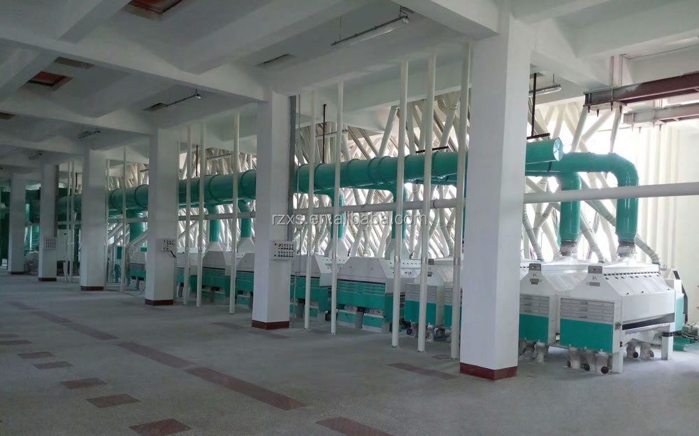 500000 KG auto wheat flour mill plant mini combined for wheat grinder at competitive