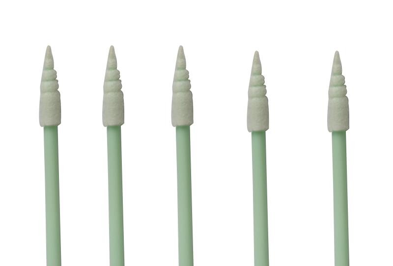 Small Compressed 100 Ppi Polyurethane Foam Swabs With Short PP Handle