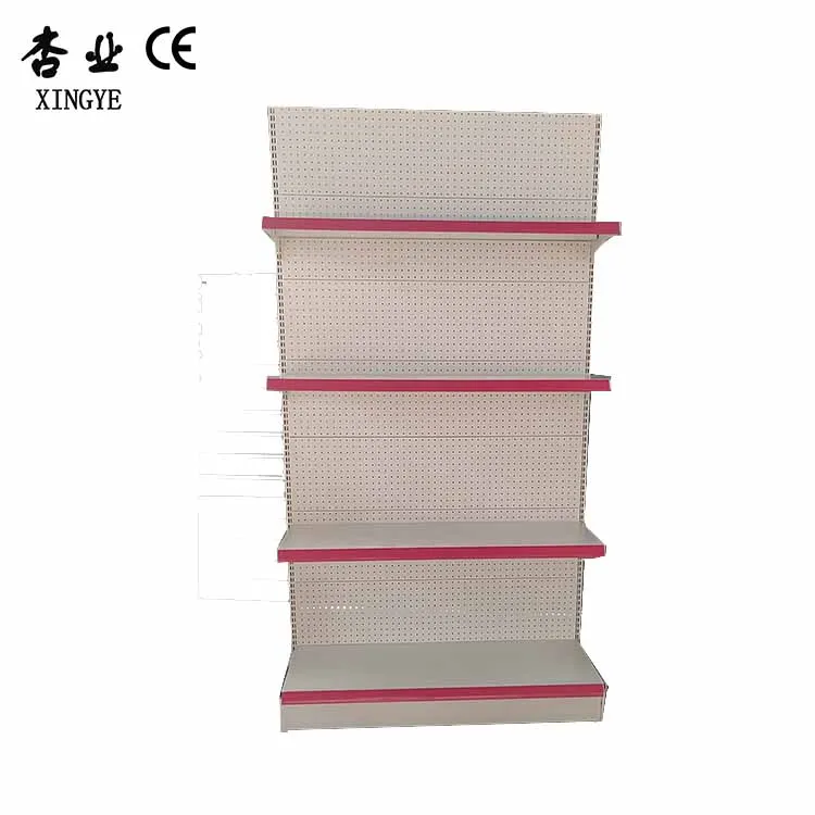 Factory Custom Size Color gondolas centrales metal shelves for retail store