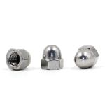 Imperial Measurement System Stainless Steel 304 Hex Cap Nuts with Nickel Plating