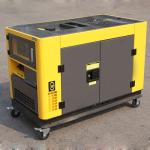 Air - cooled 15kva Small Portable Diesel Generator , 12kw diesel house generator