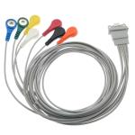Compatible for Schiller Medilog AR12 Plus ECG Holter Cable 7Lead IEC Snap AR4