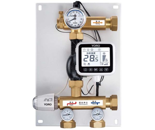 8122 Water Mixing Center with Thermoelectric Actuated Regulating Valve and 2 in