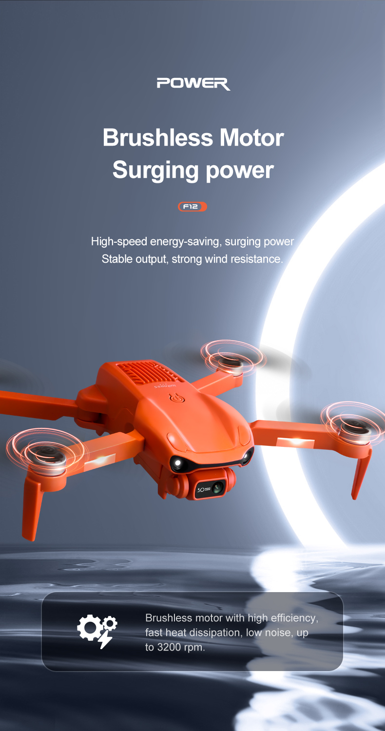 Wide Angle ESC Camera WiFi Battery Powered Drones 4K GPS Drone