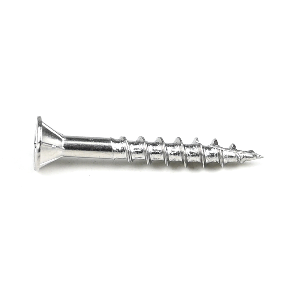 Easy Installation Flat Head Stainless Steel M3.3x25mm Chipboard Screw for Affordable