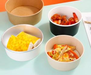 Wholesale 1150ml Disposable Bowls Eco Friendly Disposable Snack Bowls With Lids from china suppliers