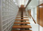 Prefabricated Straight Flight Staircase Luxury Modern Style ANSIZ97.1 Approved