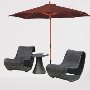 Wholesale Foshan factory direct Rattan wicker sun bed pool aluminium outdoor lounge set pool furniture sunlounger---6138 from china suppliers