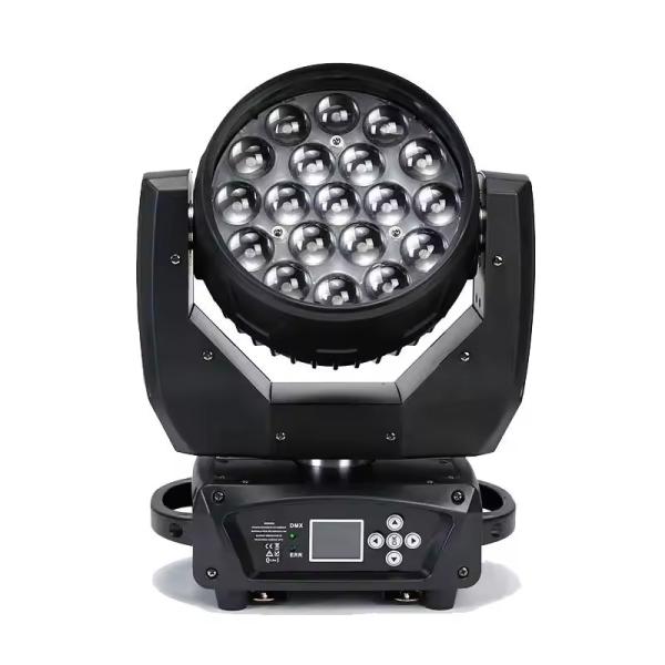 High Brightness Wash Zoom LED 19PCS*15W Moving Head Stage Light For Entertainmen