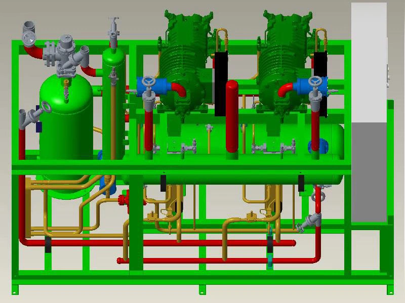 Industry Refrigeration Unit for Condenser Good Compressor Customizable