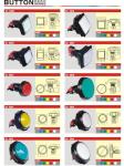 Red Round Push Button Arcade Repair Parts Game Machine Replacement Accessroies