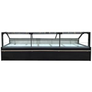Wholesale Pork Burgers Refrigerated Showcase With Inner Top LED Lights Customized from china suppliers