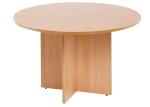 MDF Top Modern Round Meeting Table , Unique Conference Table Anti Water