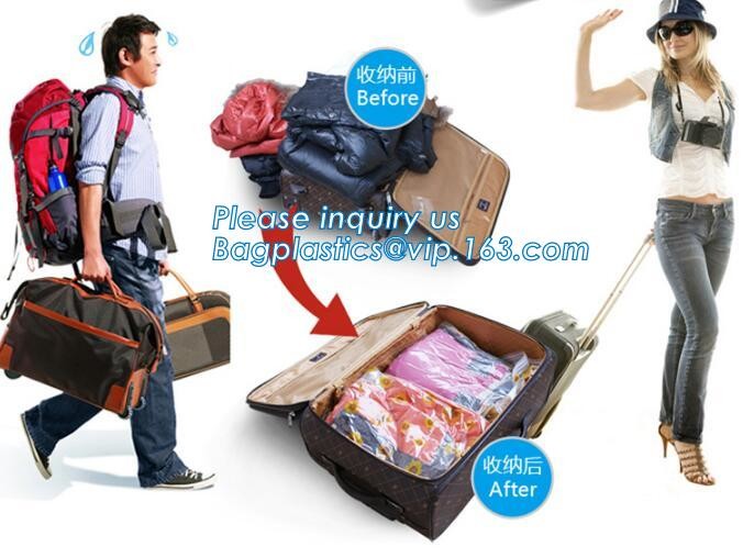 PA K space travel BAGS, vacuum pack mattress bag, vacuum plastic storage bags, vacuum quilt packing bags, flat v