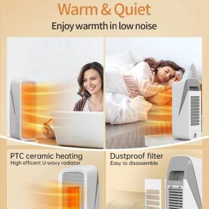 Wholesale Waterproof Portable Electric PTC Heater Fast Heating In 3s With Child Lock from china suppliers