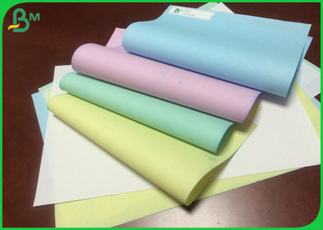 Recycled CB 52gsm CFB 50gsm CF 55gsm Carbonless Printing Paper A3 A4 Sheet Size 