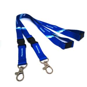 Wholesale Heatransfer Printed Blank Polyester Sublimation Lanyard Badge Holder Custom Logo from china suppliers