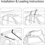 EVA Foam Roof Rack Pads for Lakes Rivers WOOWAVE Deluxe Kayak Carrier Kit 12