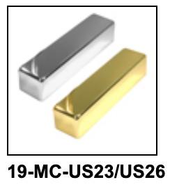 Wholesale Fire Alarm Concealed Door Closer Cover Plate Metal Cover US3 US 26 Door Closer Accessories from china suppliers