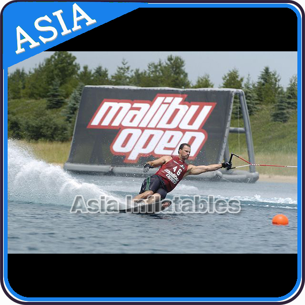 PVC Inflatable Billboard , Advertising Inflatables Water Billboard