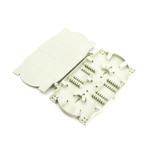 Wholesale FTTH PC Optical Fiber Accessories Fiber Optic Enclosure Splice Tray 12F 24 Cores from china suppliers