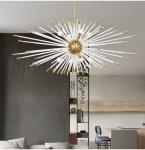 Creative Led Chandelier For Living Dining Room Modern Glass Hanging Lamp sputnik