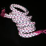 Mountain Climbing Braided Nylon Rope Dog Leash , Dog Training Leash With Lock