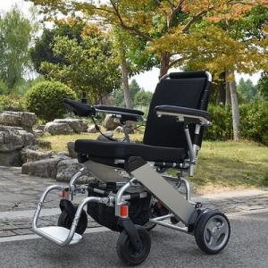 China Folding Indoor Electric Wheelchair Ultra Light Portable on sale