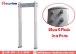 Elliptic Column Door Frame Security Check Equipment , Walk Through Metal