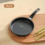 Factory Wholesale Black Steak Pan Cookware Iron Frypan Non Stick With Bakelite