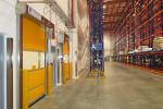 Colorful PVC High Speed Roll Up Door Stronger Wind Bar In External Area
