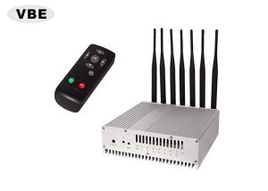 Wholesale 7 Bands 16W GPS Signal Jammer Remote Control VHF / UHF / GSM Silver Color from china suppliers