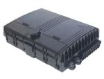 IP65 Fiber Optic Distribution Cabinet Black PC ABS PE 1*16 Fibre Splice Box