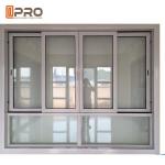 Powder Coated Office Interior Aluminium Sliding Windows Customized Size sliding