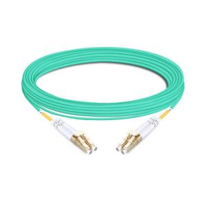Wholesale 15m (49ft) Duplex OM3 Multimode LC UPC to LC UPC PVC (OFNR) Fiber Optic Cable from china suppliers