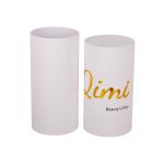 White Hollow Cardboard Paper Tube , Cardboard Cylinder Containers For Bottles
