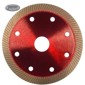 Wholesale 105/110/125 Mm Tile Granite Cutting Tools Marble Cutting Disc Hot Press Sintered Turbo Wave Diamond Saw Blades from china suppliers