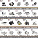 OEM Engine Water Pump 06E121005D 06E121018D 06E121018A 06E121018DX 06E121018AX
