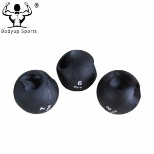 Wholesale Dual Grip Gym Exercise Ball Medicine Ball With Handle Rubber Material from china suppliers