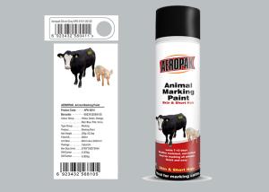 Wholesale 500ml Animal Marking Spray Paint Silver Grey Color For Cow Liquid Coating State from china suppliers