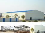 Painting Surface Prefab Warehouse Steel Buildings / Steel Factory Buildings