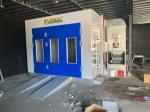 AA4C Car Spray Booth Baking Oven Painting Box With Diesel Heater Air Exhauster