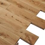 20 Colors Wire Brushed Oak Engineered Hardwood Flooring 18mm Thickness