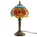20*37CM Glass Mushroom Highstand Upholstery Ambient Light Bedside Reading Book
