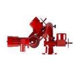 180L/S Rated Flow Electric Water Monitor for Truck Controlled by PSKD10/150/180