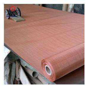 Wholesale 99% Pure Copper Woven Wire Mesh Screen Fabric Faraday Cage Emf Shielding Mesh from china suppliers