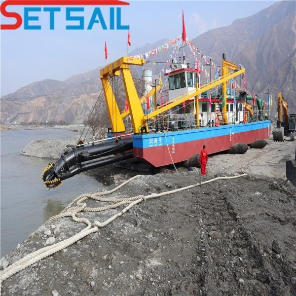 8 Inch Diesel Engine Cutter Suction Dredger with Booster Station Lifelong After