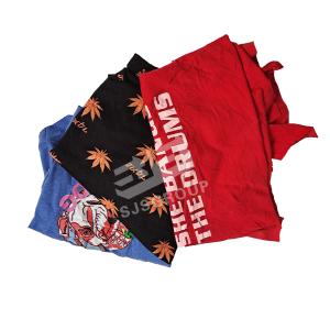 Wholesale Used Industrial Absorbent Rag Mixed Color 100% Cotton T-Shirt Rags Coloured Wipers Wiping Rags for cleaning from china suppliers