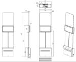 UHF Rfid Gate Reader For Anti Theft In Clothing Retail Stores ISO18000-6C