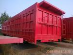 Garden Landscape Dump Truck Trailer With Hydraulic Cylinder Lifting system